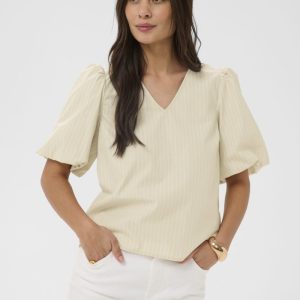 Josie Blus – Feather Grey Stripe