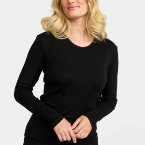 Topp i merinoull Victoria - Black