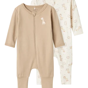 NBNNIGHTSUIT – 2-pack pyjamas med giraffer