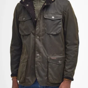 BARBOUR Ogston Wax Jacket - Olive