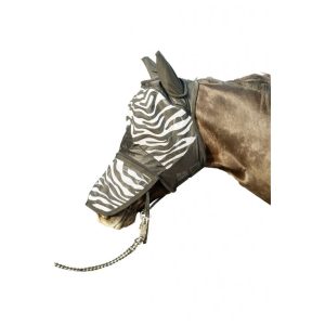 Flughuva med nosskydd zebra