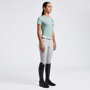Cavalleria Toscana Junior T-Shirt i Bomull med Broderad Logga
