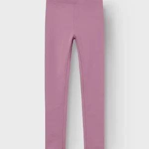 NKFDAVINA – Ljusrosa tjockare leggings