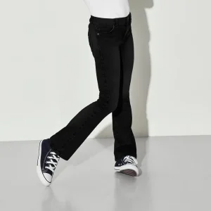KOGROYAL – Svarta bootcut jeans