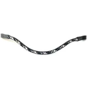 Pannband Black & Crystal