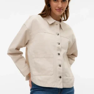 VMJAMIE – Beige jeansjacka