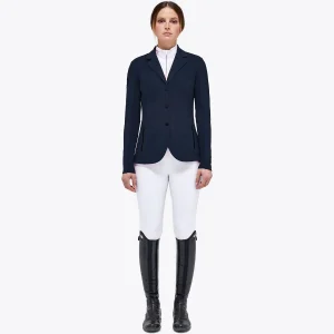 Cavalleria Toscana R-EVO Light Tech Knit Tävlingskavaj med dragkedja Navy