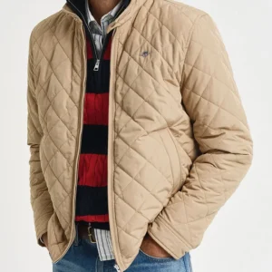 GANT Quilted Windcheater - Dry Sand